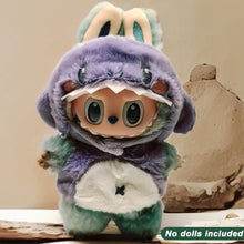 Load image into Gallery viewer, For 17cm Labubu Doll Clothes Fashion Dinosaur Shark Jumpsuits Color Match Clothes Dolls Accessories Cute Little Clothes