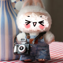 Load image into Gallery viewer, For 17cm Labubu Doll Clothes Fashion Overalls Color Match Clothes Dolls Accessories Cute Little Clothes