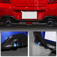 Load image into Gallery viewer, Car Exhaust Tip Extended Stainless Steel Muffler Pipe High-Temperature Resistant Rear Noise Canceller Muffler End Tail Pipe Outlet 66mm 76mm Car Tailpipe 