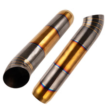 Load image into Gallery viewer, Car Exhaust Tip Extended Stainless Steel Muffler Pipe High-Temperature Resistant Rear Noise Canceller Muffler End Tail Pipe Outlet 66mm 76mm Car Tailpipe 