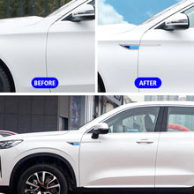 Load image into Gallery viewer, 4Pcs/Set Universal Car Side Blade Fender Decals Stainless Steel Metal Trim Kit Exterior Styling Accessories