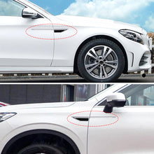 Load image into Gallery viewer, 4Pcs/Set Universal Car Side Blade Fender Decals Stainless Steel Metal Trim Kit Exterior Styling Accessories