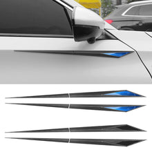 Load image into Gallery viewer, 2Pcs Car Premium Fender Side Trim Stickers for Cars Carbon Fiber Pattern TPU Decals Exterior Stickers Accessories