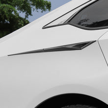 Load image into Gallery viewer, 2Pcs Car Premium Fender Side Trim Stickers for Cars Carbon Fiber Pattern TPU Decals Exterior Stickers Accessories