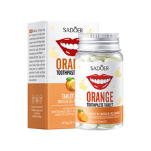 Load image into Gallery viewer, Solid Toothpaste Tablets Mint Fresh Breath Tartar Removal Travel Toothpaste Chewable Portable Oral Care Tablets