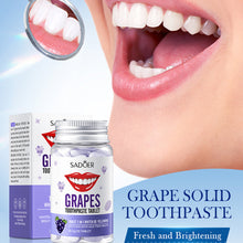 Load image into Gallery viewer, Solid Toothpaste Tablets Mint Fresh Breath Tartar Removal Travel Toothpaste Chewable Portable Oral Care Tablets