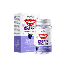 Load image into Gallery viewer, Solid Toothpaste Tablets Mint Fresh Breath Tartar Removal Travel Toothpaste Chewable Portable Oral Care Tablets