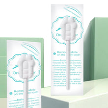 Load image into Gallery viewer, Baby Tongue Cleaner Gauze Toothbrush No-Glue Dental Wipes Infant Gum Cleanser Disposable Breastfed Baby Essentials Newborn Oral Care Kit