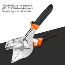 Load image into Gallery viewer, Multi-Function Precision Angle Clipper Quick 45/90 Degree Baseboards Cutter Conduit Scissors Electrician's Wire Channel Tool Angle Snips Home Improvement Tool