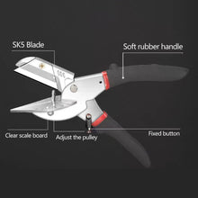 Load image into Gallery viewer, Multi-Function Precision Angle Clipper Quick 45/90 Degree Baseboards Cutter Conduit Scissors Electrician's Wire Channel Tool Angle Snips Home Improvement Tool
