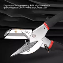Load image into Gallery viewer, Multi-Function Precision Angle Clipper Quick 45/90 Degree Baseboards Cutter Conduit Scissors Electrician's Wire Channel Tool Angle Snips Home Improvement Tool