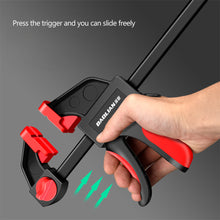 Load image into Gallery viewer, 6/8/12in Quick Release F-Style Clamp Adjustable Woodworking Quick-Grip Fixing Clamp Support Tool Strong Grip Press Clamps for Gluing and Assembly