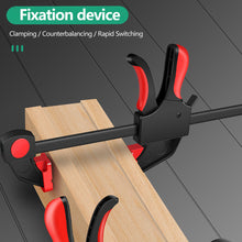 Load image into Gallery viewer, 6/8/12in Quick Release F-Style Clamp Adjustable Woodworking Quick-Grip Fixing Clamp Support Tool Strong Grip Press Clamps for Gluing and Assembly