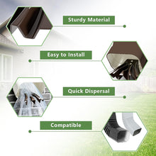 Load image into Gallery viewer, 3*4/3*2IN Gutter Downspout Extension Heavy Duty Yard Drainage Extender Easy Install 3x2 Downspout Connector Gutter Accessory