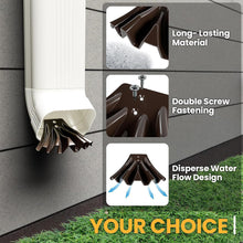 Load image into Gallery viewer, 3*4/3*2IN Gutter Downspout Extension Heavy Duty Yard Drainage Extender Easy Install 3x2 Downspout Connector Gutter Accessory