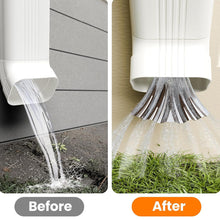 Load image into Gallery viewer, 3*4/3*2IN Gutter Downspout Extension Heavy Duty Yard Drainage Extender Easy Install 3x2 Downspout Connector Gutter Accessory