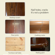 Load image into Gallery viewer, Furniture Repair Cream Door Crack Wood Crack Cabinet Scratch Nail Hole Filler Remover Easy Apply Filler Paste Color-Matching Wood Repair