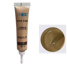 Load image into Gallery viewer, Furniture Repair Cream Door Crack Wood Crack Cabinet Scratch Nail Hole Filler Remover Easy Apply Filler Paste Color-Matching Wood Repair