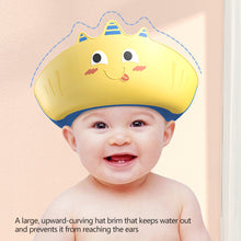 Load image into Gallery viewer, Baby Shower Soft Cap Adjustable Hair Wash Hat for Kids Ear Protection Safe Children Shampoo Bathing Shower Protect Head Cover