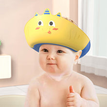 Load image into Gallery viewer, Baby Shower Soft Cap Adjustable Hair Wash Hat for Kids Ear Protection Safe Children Shampoo Bathing Shower Protect Head Cover