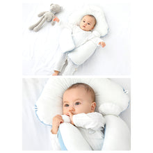 Load image into Gallery viewer, Newborn Anti-Rollover Pillow Baby Head Shaping Corrective Pillow for Flat Head Anti-Startle Sleep Baby Safety Sleep Pillow