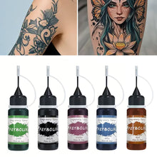 Load image into Gallery viewer, Vibrant Natural Henna Tattoo Gel Sweat-Proof Temporary Long-Lasting Body Art Paint Organic Juice Waterproof DIY All Skin