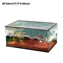 Load image into Gallery viewer, Durable Turtle Escape Proof Net Nylon Reptile Anti-Jump Fish Tank Cover Cat-Proof Adjustable Spring Buckle Mesh Cover Aquatic Pet Accessories