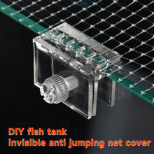 Load image into Gallery viewer, Aquarium Anti-Jump Net DIY Custom Cut Turtle Guard Transparent Anti-Escape Universal Reptile Tank Anti-Pet Escape Tank Barrier