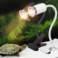 Load image into Gallery viewer, Turtle Basking Heater for Calcium UVA+UVB Terrarium Heat Lamp Turtles/Lizards/Frogs/Iguanas Simulates Natural Sunlight For Reptile Tanks