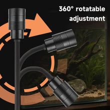 Load image into Gallery viewer, USB Adjustable Focus Aquarium Spot Light Aquascape Clip Lamp for Nano Fish Tank 360° Rotatable Clip Light for Betta/Small Aquariums Accessories