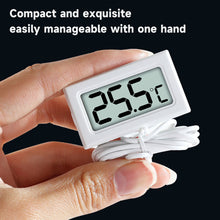Load image into Gallery viewer, Mini Celsius/Fahrenheit Aqua Thermometer with Probe For Fish Tank Precision Thermometer Digital for Home/Commercial Use Hydroponics Greenhouse