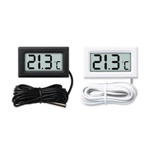 Load image into Gallery viewer, Mini Celsius/Fahrenheit Aqua Thermometer with Probe For Fish Tank Precision Thermometer Digital for Home/Commercial Use Hydroponics Greenhouse