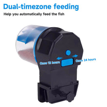 Load image into Gallery viewer, Smart Timer Tank Feeder Ornamental Fish Turtle Large Capacity Aquarium Feeder Fish Food Dispenser Smart Aquarium Accessory
