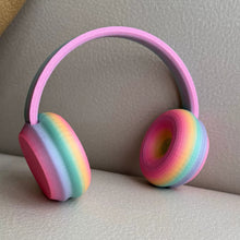Load image into Gallery viewer, Miniature 3D Print Headset for 17cm Labubu Cute DIY Doll Headphones Fashion Accessories Lovely Outfit Chirstmas Gifts for Girls Kids