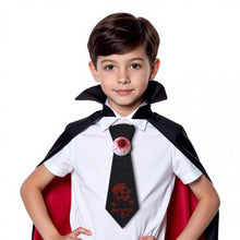 Load image into Gallery viewer, Halloween Eyeball Glow Tie Spooky Light Up Bat Shape Creepy Halloween Dance Party Decor Glow Eyeball Necktie Kids/Adults Halloween Accessory