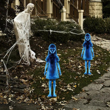 Load image into Gallery viewer, Halloween Twin Ghosts Stakes Creepy Iron Phantoms Horror Movie Style Wraiths Weatherproof Outdoor Scary Garden Yard Halloween Decor