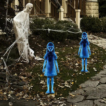 Load image into Gallery viewer, Halloween Twin Ghosts Stakes Creepy Iron Phantoms Horror Movie Style Wraiths Weatherproof Outdoor Scary Garden Yard Halloween Decor