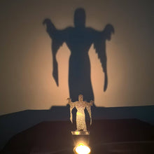 Load image into Gallery viewer, Halloween Projection Candle Holder Spooky Eerie Dancing Shadow Candle Stand Halloween Atmosphere Creepy Wall Art Candle Holder
