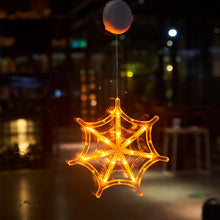 Load image into Gallery viewer, Halloween LED Lights with Suction Cups Battery-Powered Ghost Pumpkin Hanging Party Lights For Shop/Home/Yard Windows for Indoor/Outdoor