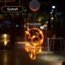 Load image into Gallery viewer, Halloween LED Lights with Suction Cups Battery-Powered Ghost Pumpkin Hanging Party Lights For Shop/Home/Yard Windows for Indoor/Outdoor