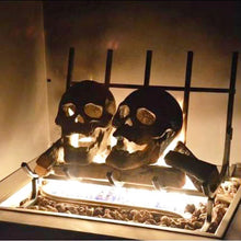 Load image into Gallery viewer, Halloween Skeleton Sculpture Zombie Campfire Accessory Satanic BBQ Grill Decor Spooky Bonfire Centerpiece Creepy Outdoor Fire Centerpiece