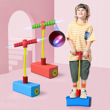 Load image into Gallery viewer, Children's Frog Jump Sensory Training Equipment With Sound & Lights Kids' Educational Bouncing Training Toy