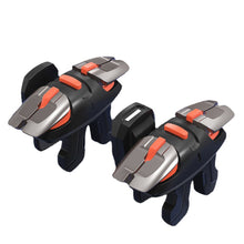Load image into Gallery viewer, 1Pair PUBG 5th/6th Gen Gaming Triggers 4/6 Finger Auto Rapid Fire Buttons Pulse Frequency Recoil Control Grips Mobile Phone Game Accessory