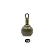 Load image into Gallery viewer, 1PC 14/28/52G Coated Inline Sinker Anti-Tangle Wind Line Lead For European Carp Fishing Tackle Accessory