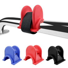 Load image into Gallery viewer, 1PC U-Shaped Fishing Rod Holder Tpe Anti-Slip Rod Clamping Device Self-Adhesive Cloth Fixed Universal For Boat Bridge Kayak Fishing