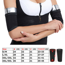 Load image into Gallery viewer, 1Pair Arm Shaping Burst Sweat Arm Band Fitness Yoga Exercise Band Slimming Sweat Sauna Sleeve Arm Wrap Protector For Women