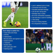 Load image into Gallery viewer, 1Roll/Pack Outdoor Sports Instant Cold Ice Bandage Muscle Soreness Joint Sprain Rapid Cooling Ice Wrap Self-Adhesive First Aid Bandage