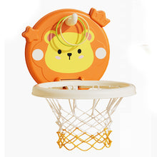 Load image into Gallery viewer, 1Set Kids Indoor Hanging Basketball Hoop No-Drill Height Adjustable Shooting Ring Set Foldable for Easy Storage Home Sports Toy