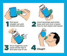 Load image into Gallery viewer, Drinking Game Party Toy Tool Random Beer Can Piercer Spring Loaded Twist & Pass Device for Bachelor Party BBQ Camping Bar Fun