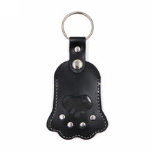 Load image into Gallery viewer, Paw Print Fur&Photo Keepsake Leather Pet Memorial Keychain Cherish Unique Pet Memorial Item Cat/Dog Accessory Rainbow Bridge Pet Gift
